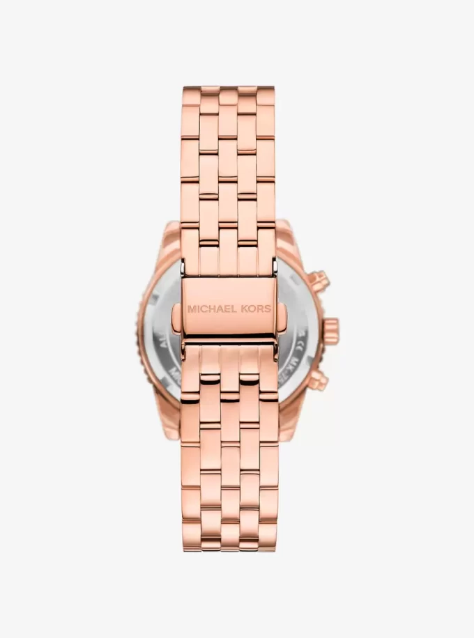 Mini hodinky Bryant Pavé v růžovo-zlatém odstínu Mini hodinky Bryant Pavé v růžovo-zlatém odstínu