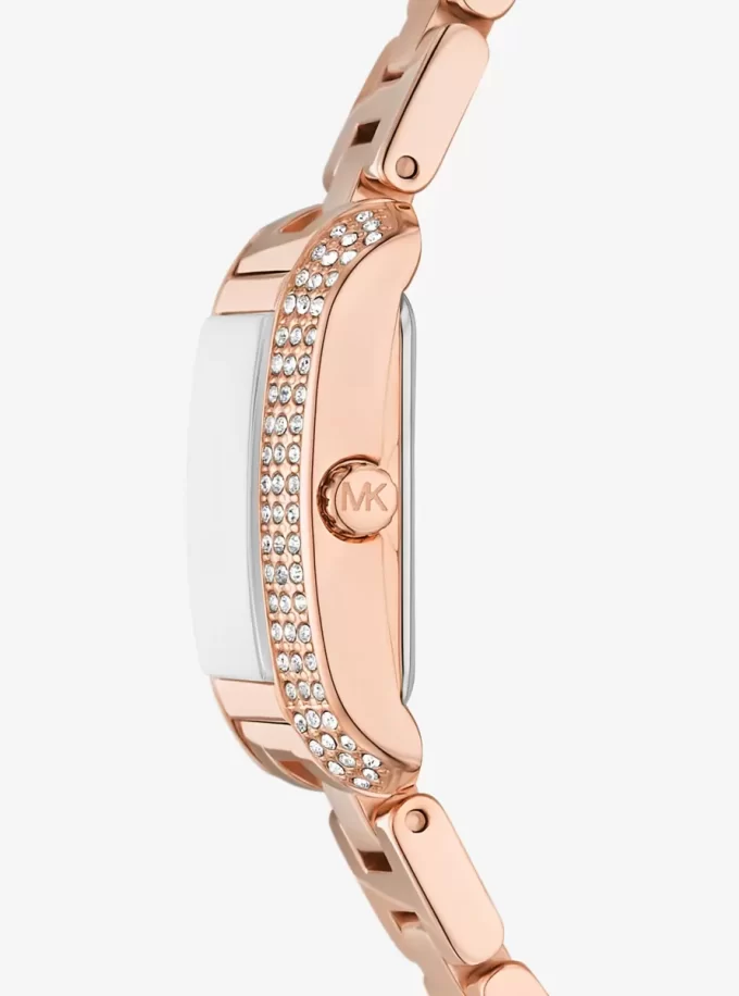 Mini hodinky Emery Pavé v růžovo-zlatém odstínu Mini hodinky Emery Pavé v růžovo-zlatém odstínu