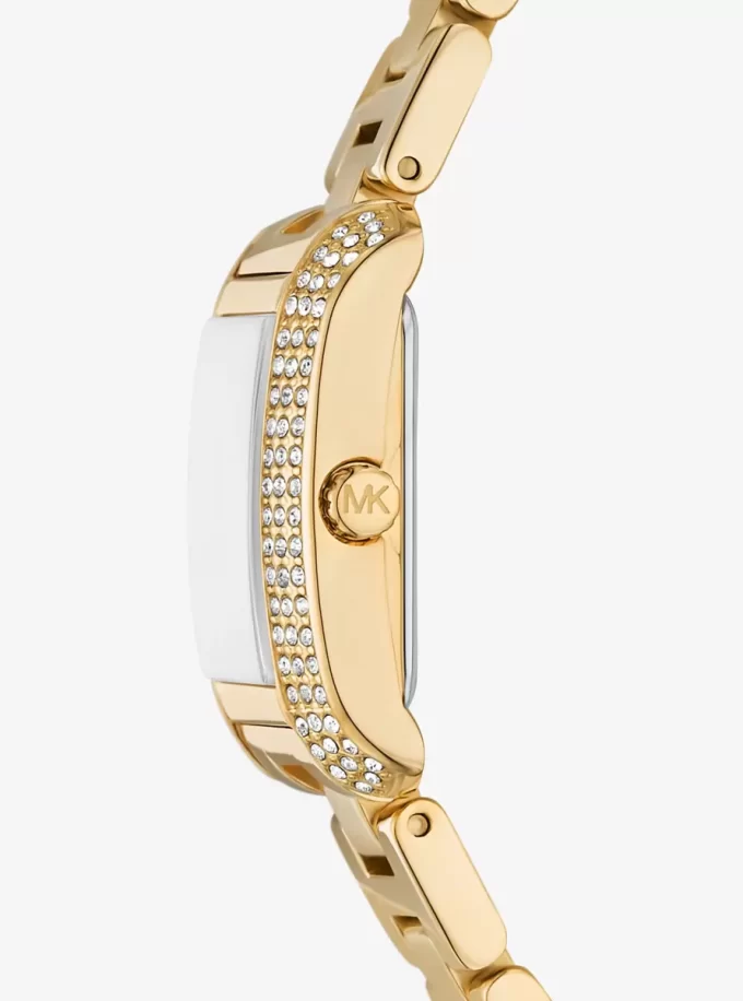 Mini hodinky Emery Pavé ve zlaté barvě Mini hodinky Emery Pavé ve zlaté barvě