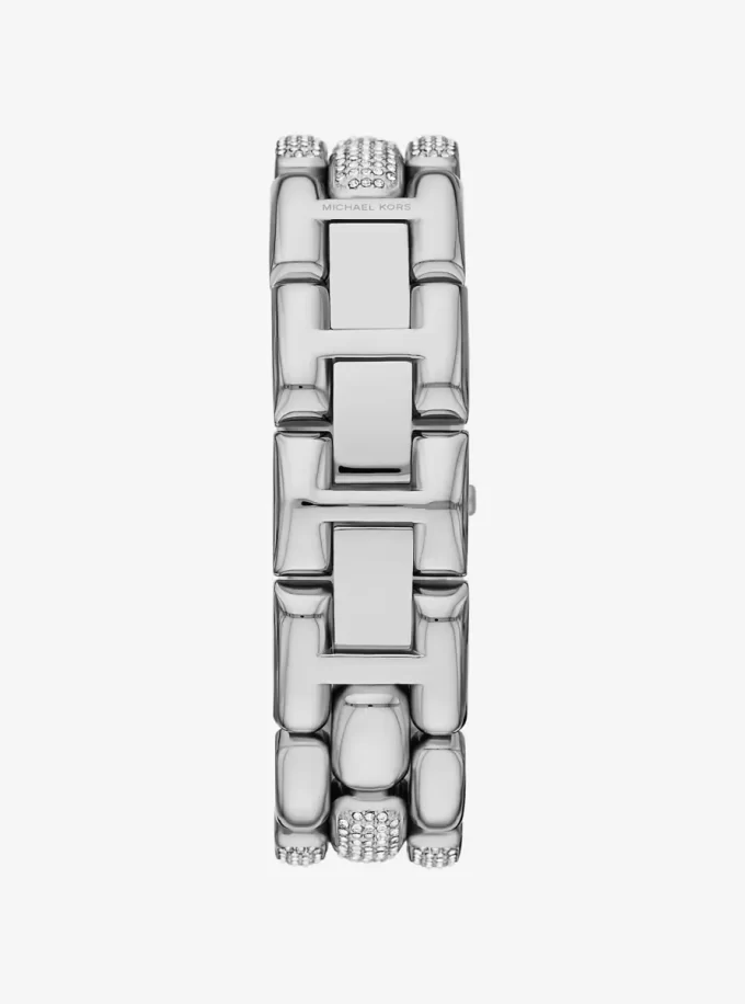 Mini hodinky Hally Pavé ve stříbrné barvě Mini hodinky Hally Pavé ve stříbrné barvě