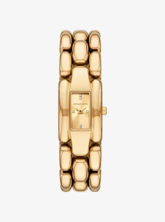 Mini hodinky Hally Pavé ve zlaté barvě Mini hodinky Hally Pavé ve zlaté barvě