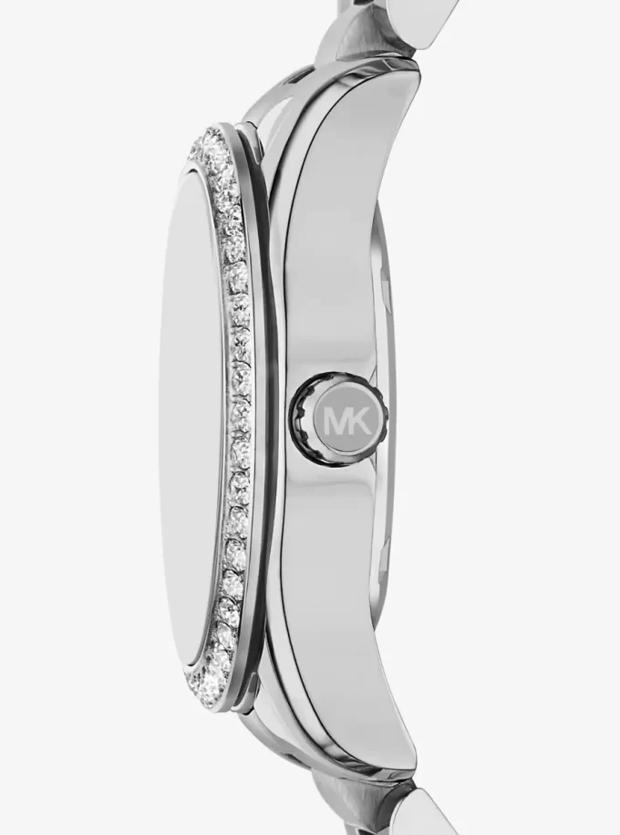 Mini hodinky Lexington Pavé ve stříbrné barvě Mini hodinky Lexington Pavé ve stříbrné barvě