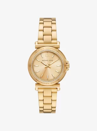 Mini hodinky Maren Pavé Gold-Tone