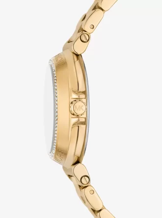 Mini hodinky Maren Pavé Gold-Tone