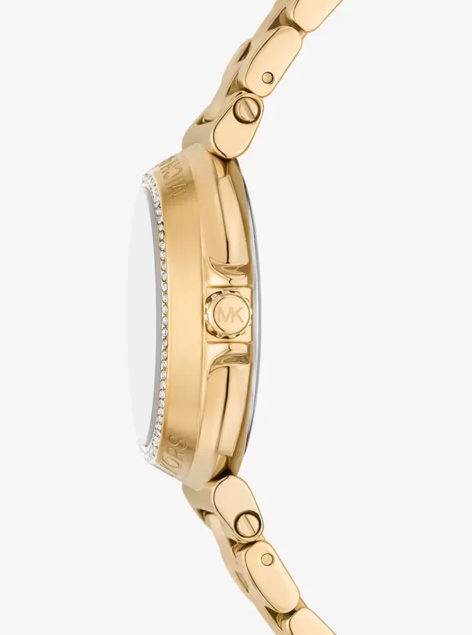 Mini hodinky Maren Pavé Gold-Tone Mini hodinky Maren Pavé Gold-Tone