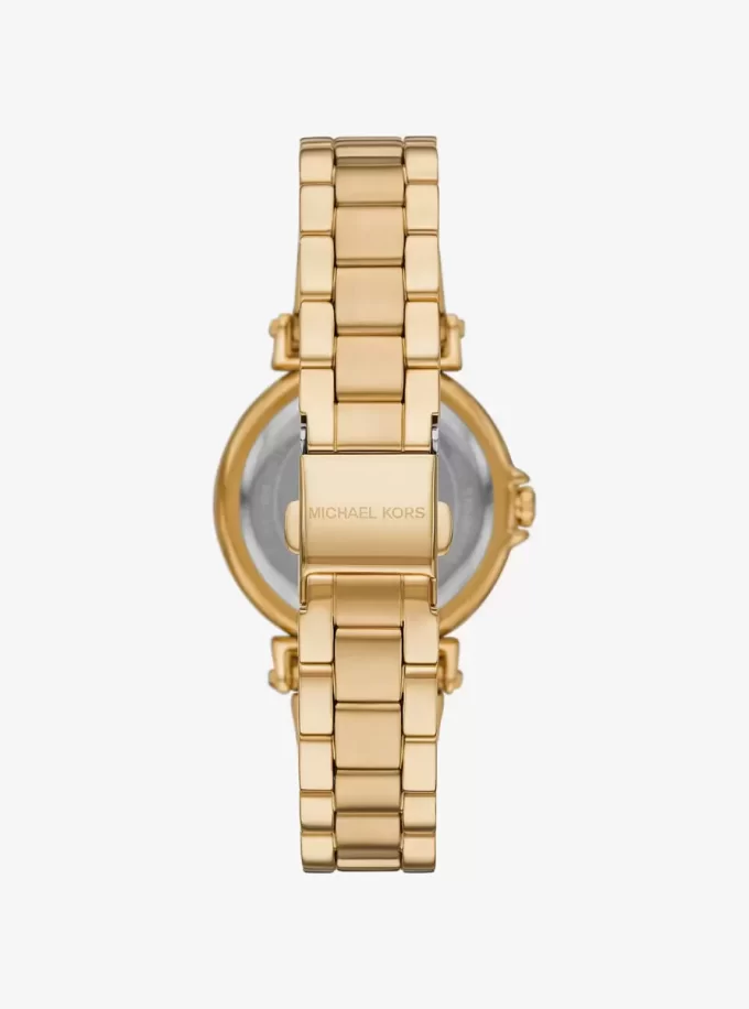 Mini hodinky Maren Pavé Gold-Tone Mini hodinky Maren Pavé Gold-Tone