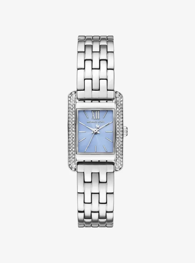 Mini hodinky Monroe Pavé Silver-Tone