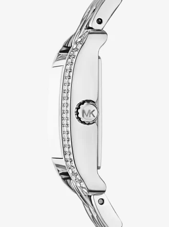 Mini hodinky Monroe Pavé Silver-Tone