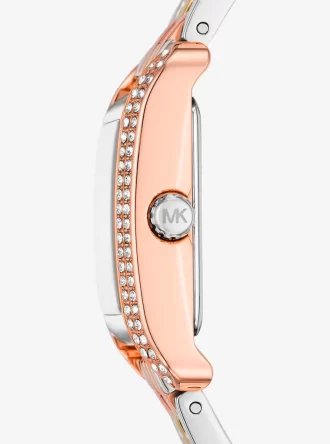 Mini hodinky Monroe Pavé Tri-Tone