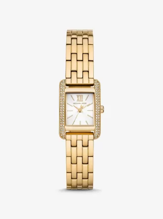 Mini hodinky Monroe Pavé ve zlatém tónu