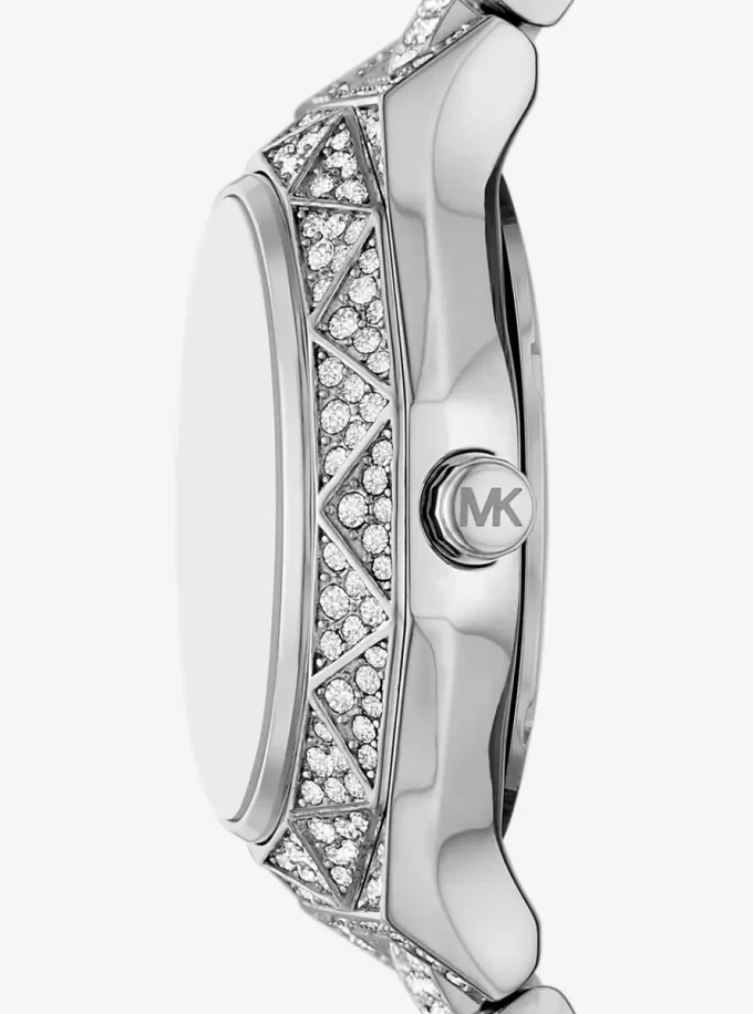 Mini hodinky Raquel Pavé Silver-Tone Mini hodinky Raquel Pavé Silver-Tone