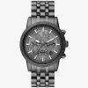 Nadměrné hodinky Hutton Gunmetal