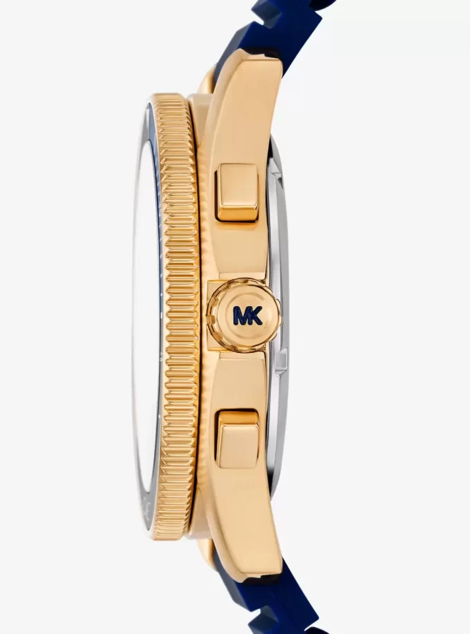 Nadměrné hodinky Maritime Gold a silikon Nadměrné hodinky Maritime Gold a silikon