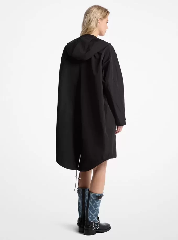 Nadměrná tkaná parka Nadměrná tkaná parka