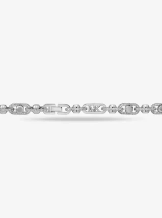 Náhrdelník Astor Link Extra-Large Pavé z mosazi pokovené drahým kovem