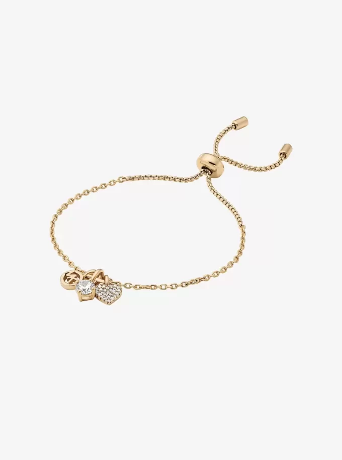 Náramek s pavé charm sliderem Náramek s pavé charm sliderem