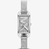 Náramkové hodinky Mini Empire Pavé Silver-Tone Náramkové hodinky Mini Empire Pavé Silver-Tone