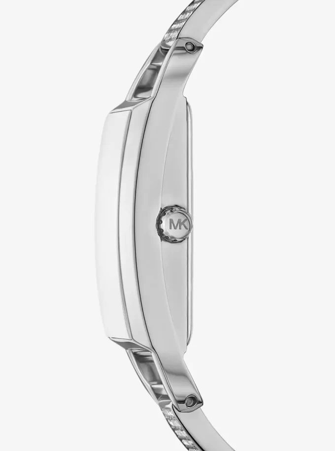 Náramkové hodinky Mini Empire Pavé Silver-Tone Náramkové hodinky Mini Empire Pavé Silver-Tone