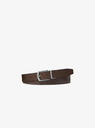 Oboustranné logo Signature a kožený opasek Oboustranné logo Signature a kožený opasek