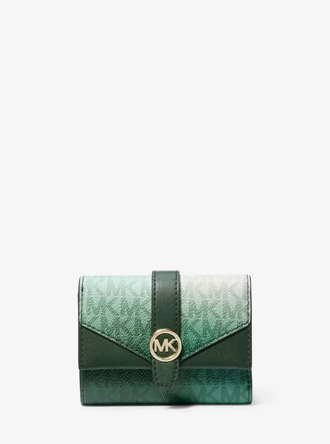 Peněženka Greenwich Medium Ombré Signature Logo Trifold Peněženka Greenwich Medium Ombré Signature Logo Trifold