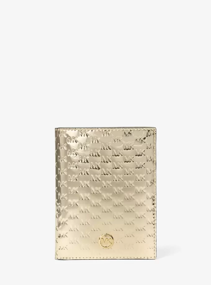 Peněženka na pas s logem Jet Set Medium Metallic Peněženka na pas s logem Jet Set Medium Metallic