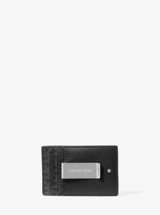 Pouzdro na peníze Hudson Pebbled Leather s podpisovým logem