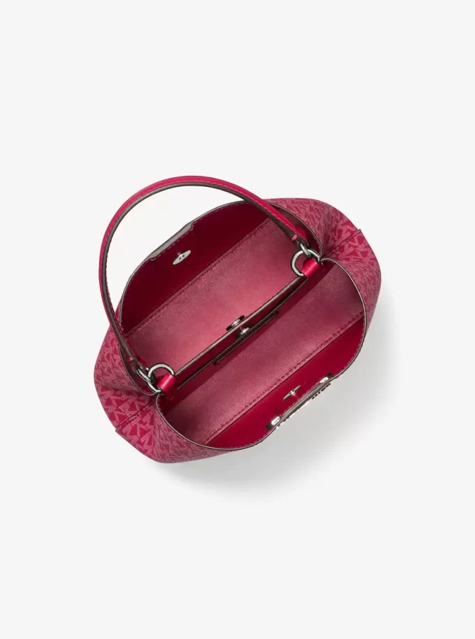 Pratt Small Signature Logo Transformable Shoulder Bag