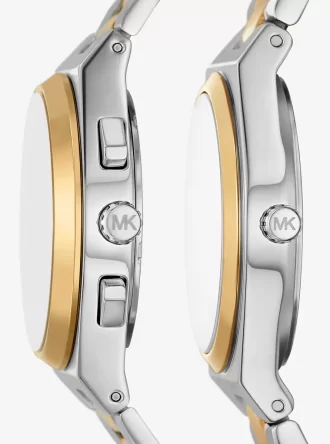 Sada dvoubarevných hodinek Lennox His and Hers Pavé