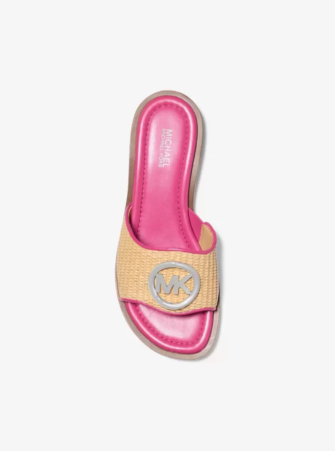 Sandály Hannah Straw Slide