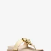 Sandály Jaden Crackled Metallic Leather Thong Sandály Jaden Crackled Metallic Leather Thong