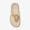 Sandály Jaden Crackled Metallic Leather Thong Sandály Jaden Crackled Metallic Leather Thong