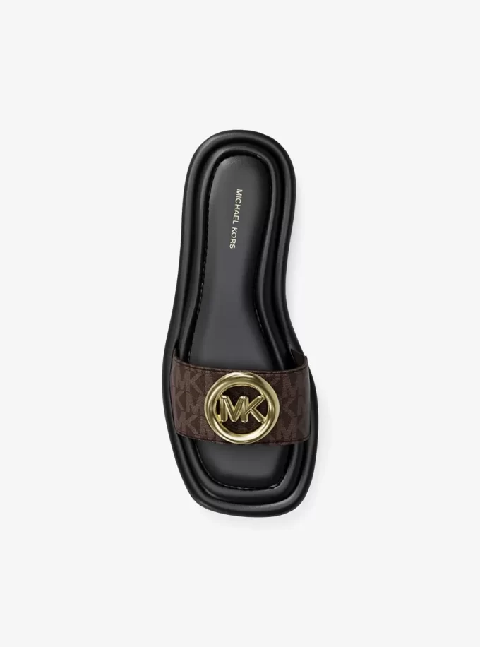 Sandály Milan Signature s logem Sandály Milan Signature s logem