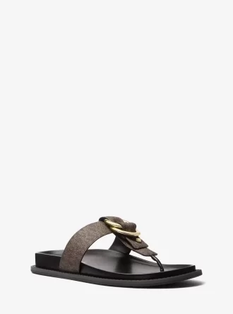 Sandály s logem Jaden Signature Thong