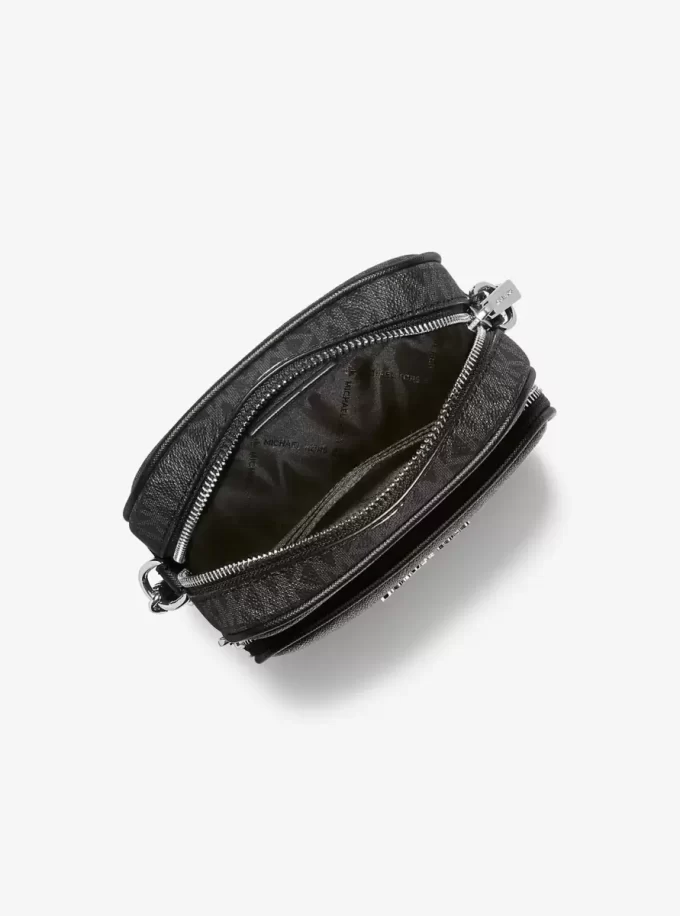 Střední cestovní crossbody kabelka s logem Jet Set Střední cestovní crossbody kabelka s logem Jet Set