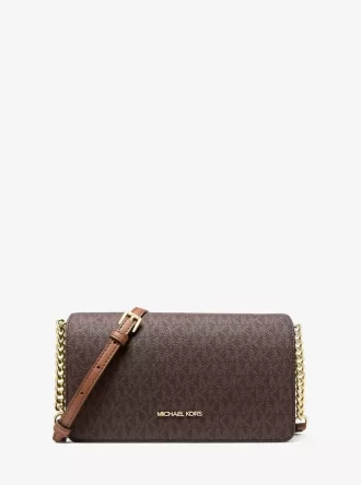 Střední crossbody kabelka Jet Set Signature Logo