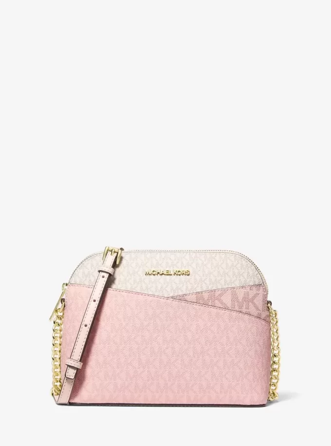 Střední crossbody kabelka Jet Set Travel s barevnými bloky a podpisovým logem Střední crossbody kabelka Jet Set Travel s barevnými bloky a podpisovým logem