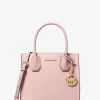 Střední dvoubarevná kožená crossbody kabelka Mercer s kamínky Střední dvoubarevná kožená crossbody kabelka Mercer s kamínky