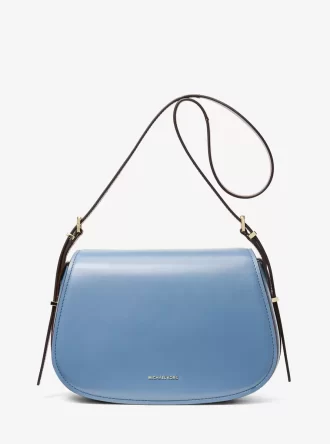 Střední kožená crossbody kabelka Lydia
