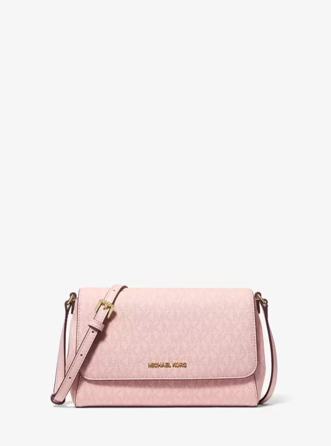 Střední logová konvertibilní crossbody kabelka Střední logová konvertibilní crossbody kabelka