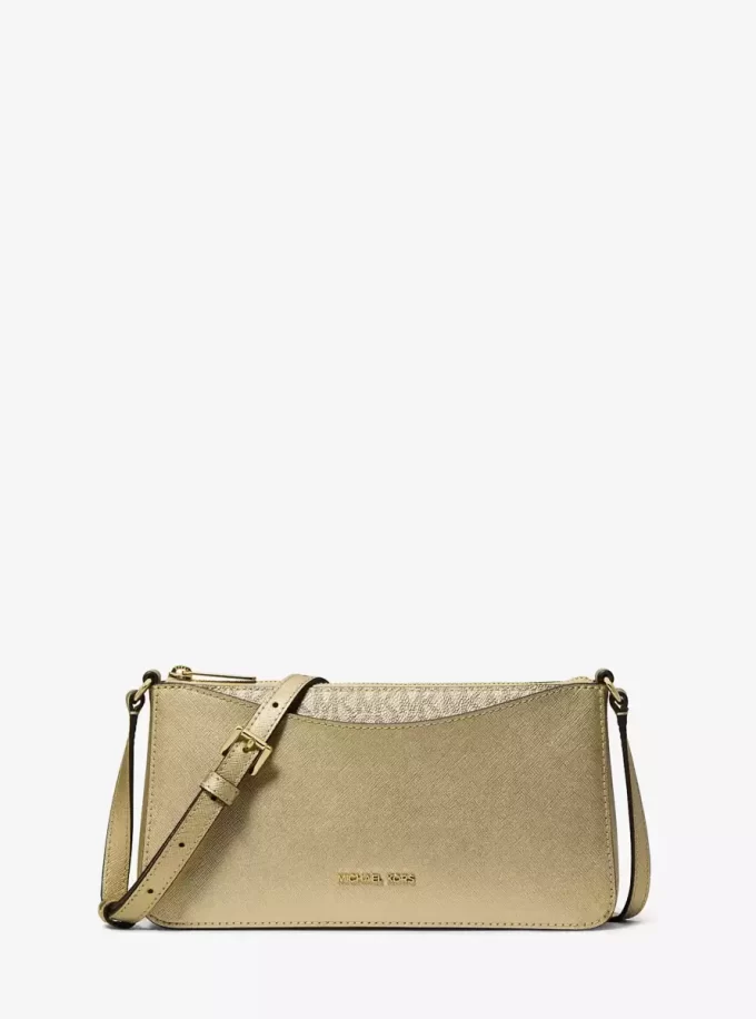 Střední metalická crossbody kabelka Arden Střední metalická crossbody kabelka Arden