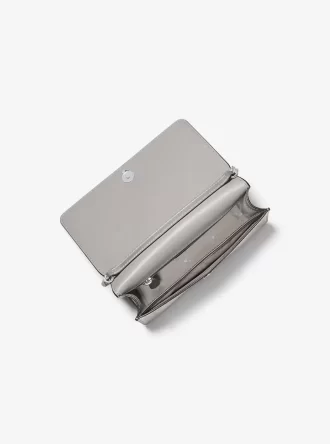 Střední metalická crossbody kabelka Jet Set