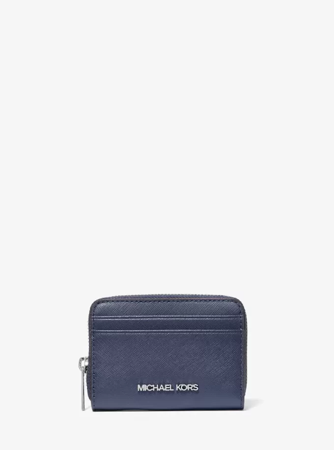 Střední peněženka Jet Set Travel Saffiano z kůže Střední peněženka Jet Set Travel Saffiano z kůže