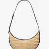 Střední ručně háčkovaná kožená crossbody kabelka Avra Střední ručně háčkovaná kožená crossbody kabelka Avra