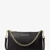Střední safínová kožená crossbody kabelka Jet Set Střední safínová kožená crossbody kabelka Jet Set