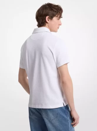 Strečové bavlněné polo tričko