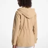 Tkaná anorak s kapucí Tkaná anorak s kapucí