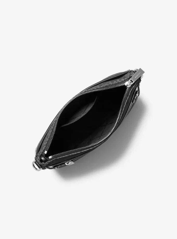 Tkaná crossbody kabelka Jet Set s velkým logem Tkaná crossbody kabelka Jet Set s velkým logem