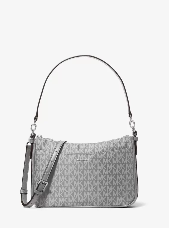 Tkaná crossbody kabelka Jet Set Signature Signature s kapsou Tkaná crossbody kabelka Jet Set Signature Signature s kapsou