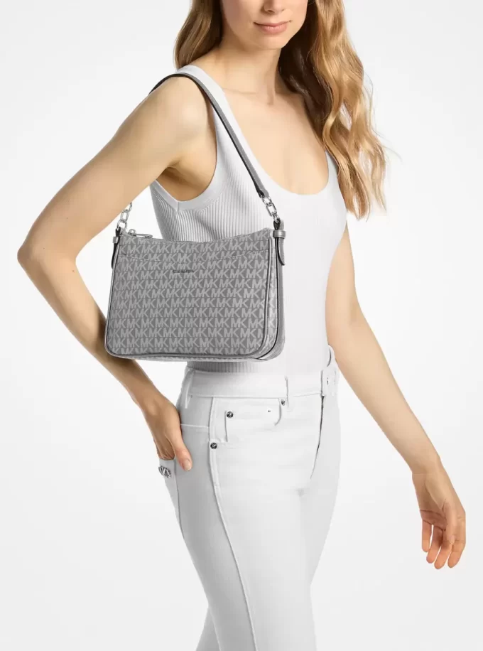 Tkaná crossbody kabelka Jet Set Signature Signature s kapsou Tkaná crossbody kabelka Jet Set Signature Signature s kapsou