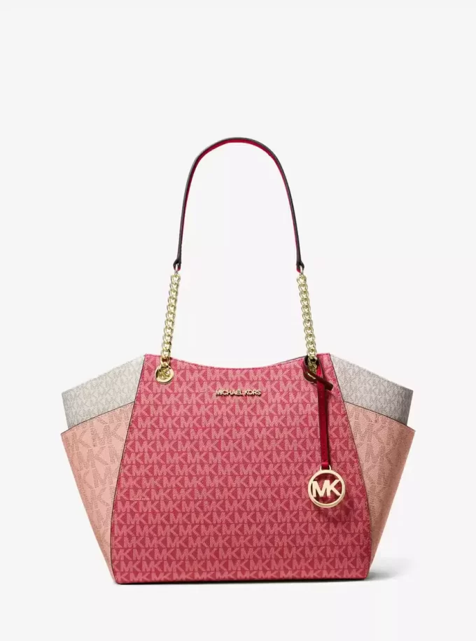 Velká barevná taška Jet Set Signature Logo Tote